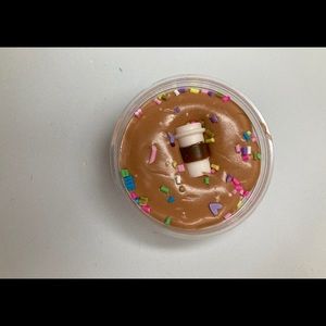 Coffee sprinkles slime